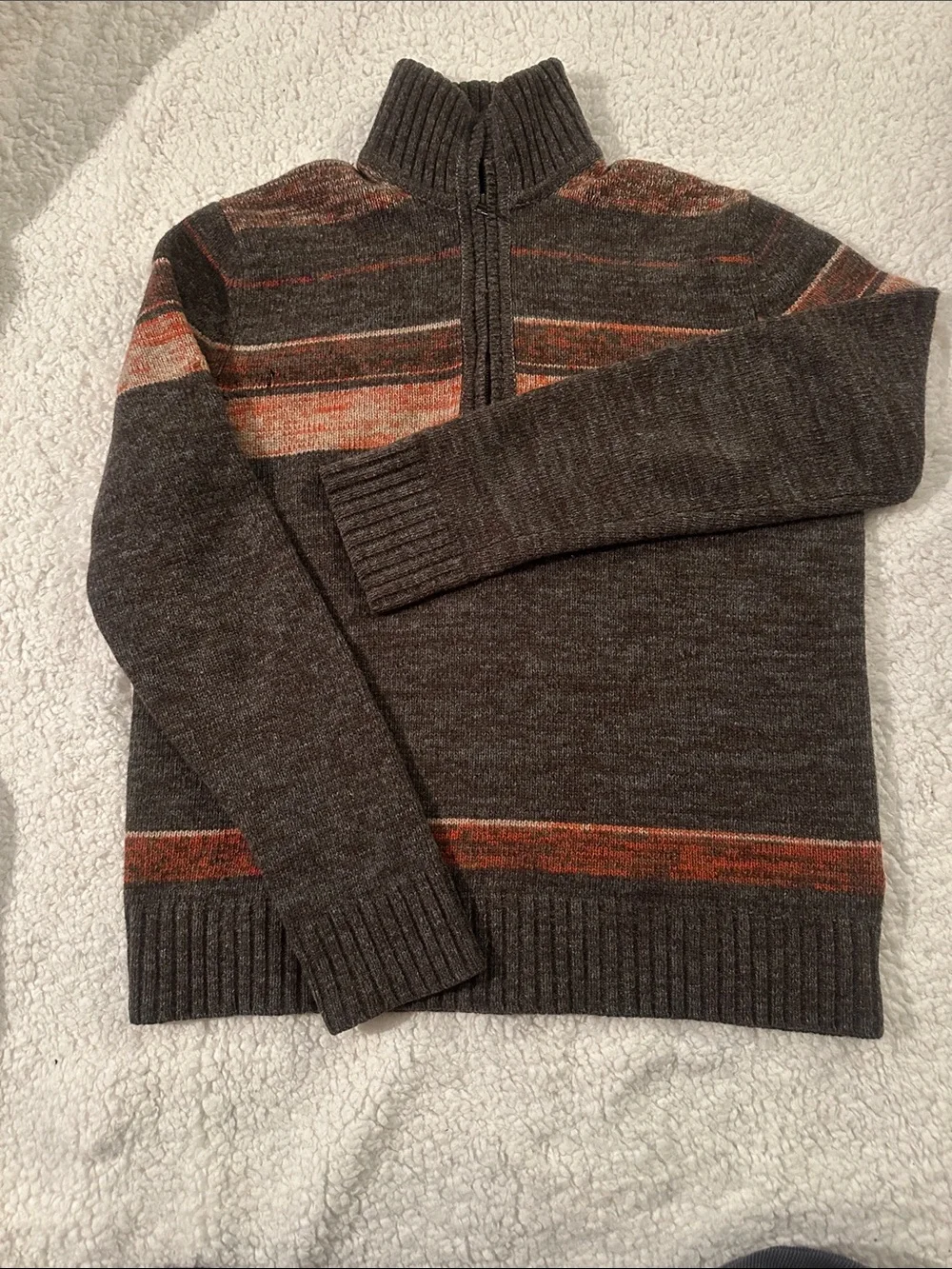 Men's Banana Republic Quarter-Zip Wool Sweater